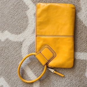 HOBO Wristlet Mustard color new without tags